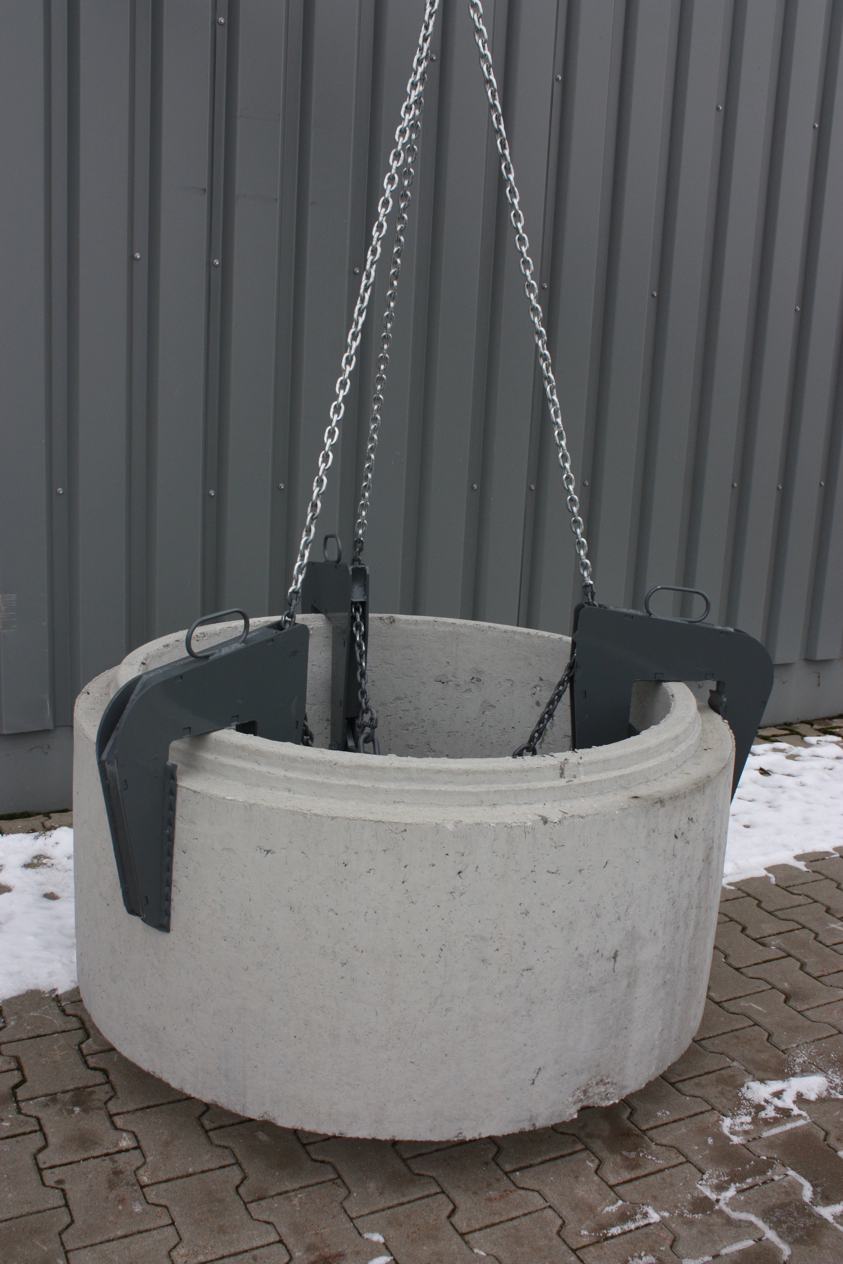 1062 Schachtringgehänge Kette lackiert - Schachtringgreifer